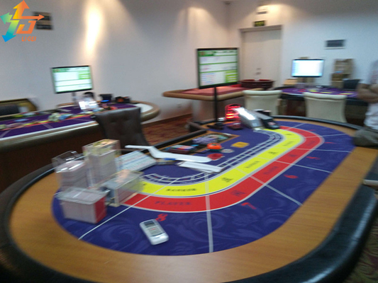 Solid Wood Casino Baccarat Table Fireproof Poker Gambling Game Table