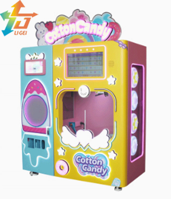 Full Automatic Arcade Game Machine Electric Cotton Candy Floss Vending Machine