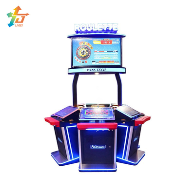 8 Players Roulette Gambling Machine 23.8 Inch Casino Roulette Jackpot Machine