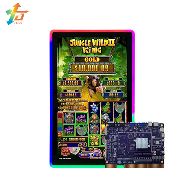 Jungle Wild II King PCB Boards Slot Machine Software 43 Inch Casino Games Software
