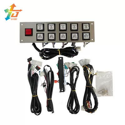 Metal Play Buttons Panel Plate Parts For Slot Machines