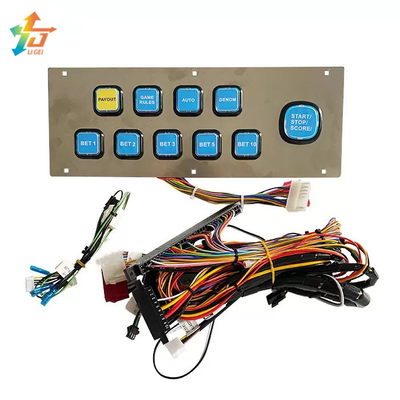 Fire Link Dragon Link Slot Machine Spare Parts Arcade Machine Metal Buttons Panel