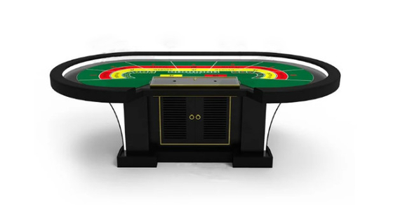 Waterproof Casino Baccarat Table Gambling Lumineuse LED Poker Game Table