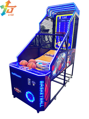 Indoor Amusement Street Basketball Arcade Machine Coin Operated 55 Inch LCD Screen