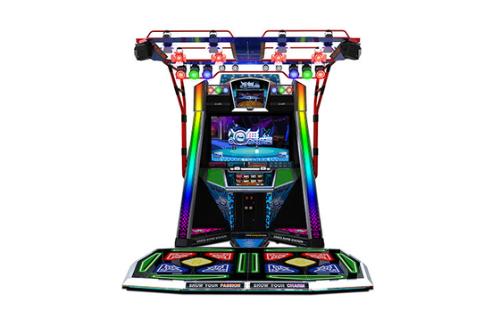 Interactive Arcade Dance Game Machine Video Game Entertainment For 1 - 2 Players