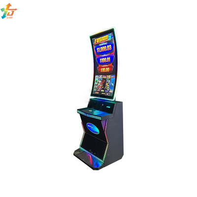 43 Inch Curved Sweepstakes Slot Machines Metal Box Casino Gaming Machine
