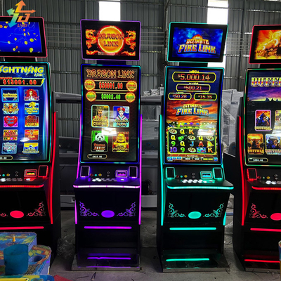 43 Inch Curved LCD Display Slot Gaming Machine Cabinet Casino Metal Slot Machine
