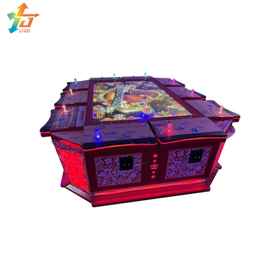 8 10 Players Fish Table Gaming Machine 55 65 86 96 Inch Fish Game Gambling Table