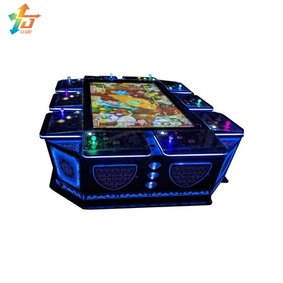 8 10 Players Fish Table Gaming Machine 55 65 86 96 Inch Fish Game Gambling Table