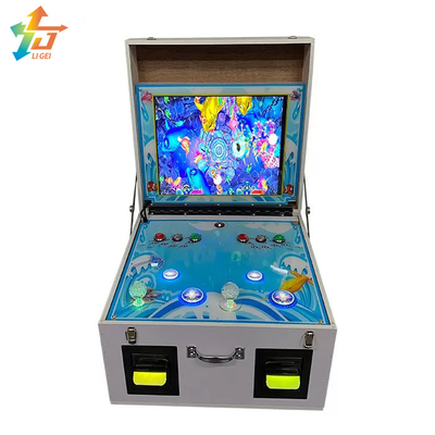 Table Top 2 Player Fishing Hunting Machine 19 Inch LG Screen Fish Shooting Machine