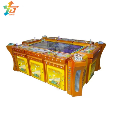 8 Players Raging Fire Fish Game Tables 65 Inch Fish Game Gambling Machine