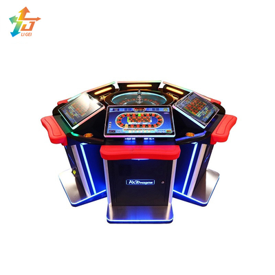 6 Players Jackpot Casino Roulette Table 23.8 Inch Touch Screen Gambling Machines