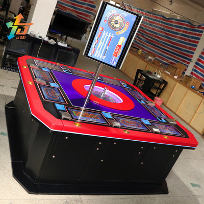10 Players Complete Roulette Gaming Machine With Bill Acceptor And Printer