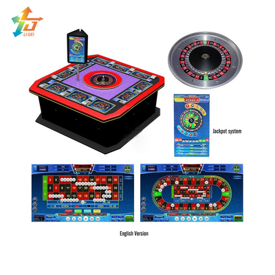 10 Players Complete Roulette Gaming Machine With Bill Acceptor And Printer