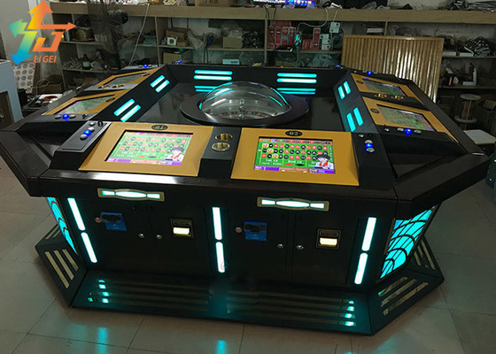 Metal Electronic Casino Roulette Table Games Machine For 10 Players
