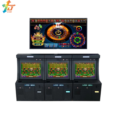 Linking Version Wall Mounted Roulette Gaming Machine 17 Inch Monitors  For 4 Players