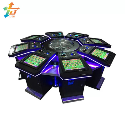 Touch Screen Casino Roulette Gambling Table Double / Single Zero Slot Machines