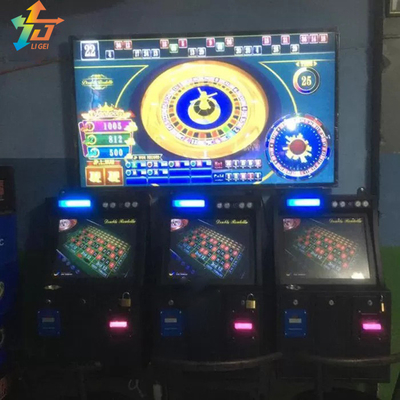 Wall Mega Casino Roulette Table Jackpot Casino Slot Game Machine For 3 Players