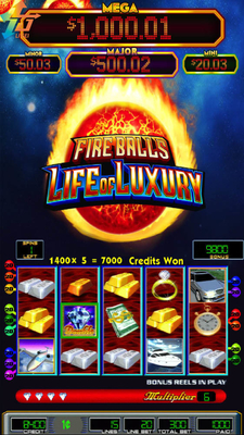 FireBall LOL Life Of Luxury Gaming PCB Boards For Slot Machine Support 3 Model