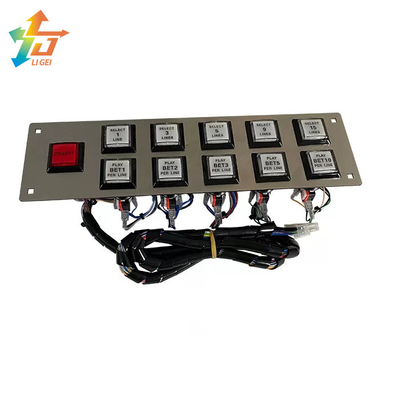 Metal Play Buttons Panel Plate Parts For Slot Machines