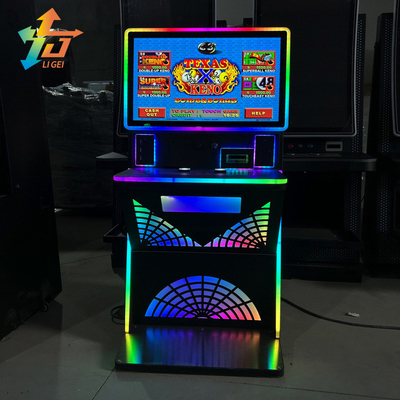 Single player Pot O Gold Game Machine 27 Inch Texas Keno 4 Hearts Gaming Metal Box
