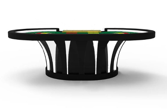 Waterproof Casino Baccarat Table Gambling Lumineuse LED Poker Game Table