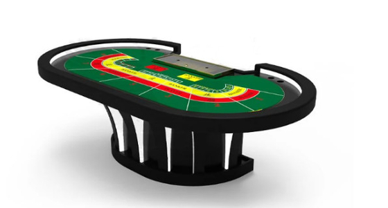 Waterproof Casino Baccarat Table Gambling Lumineuse LED Poker Game Table